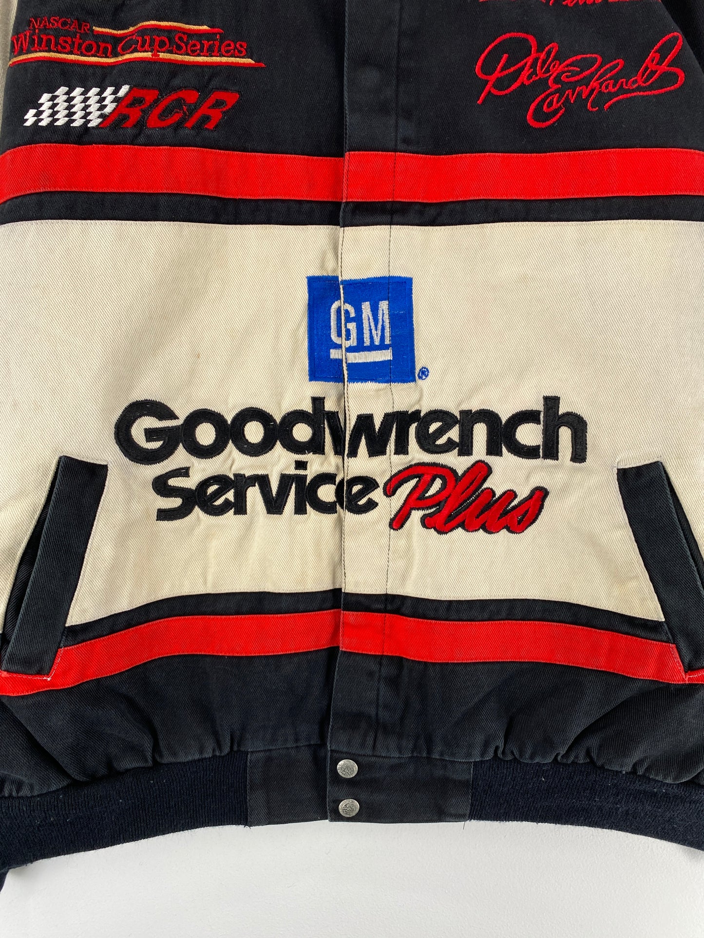 .90's NASCAR GOODWRENCH SERVICE X DALE EARNHARDT Size XXL Racing Jacket / F3678J