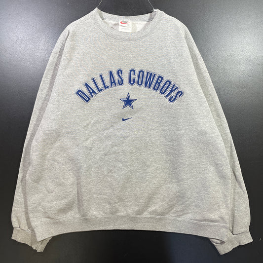 (XXL) 90's NIKE x DALLAS COWBOYS Vintage NFL Sweatshirt / A1023S