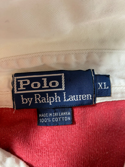 90's POLO RALPH LAUREN Size XL Vintage Rugby-Shirt / F8101R