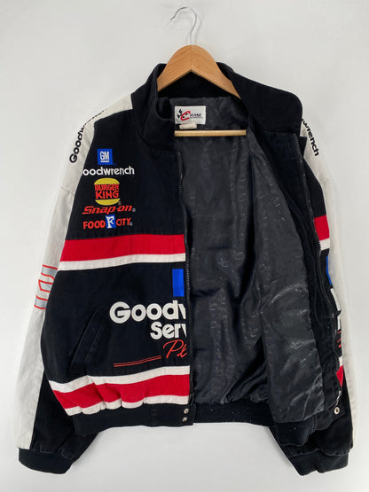 .Vintage NASCAR GOODWRENCH SERVICE X DALE EARNHARDT Size XL Racing Jacket / F7189J