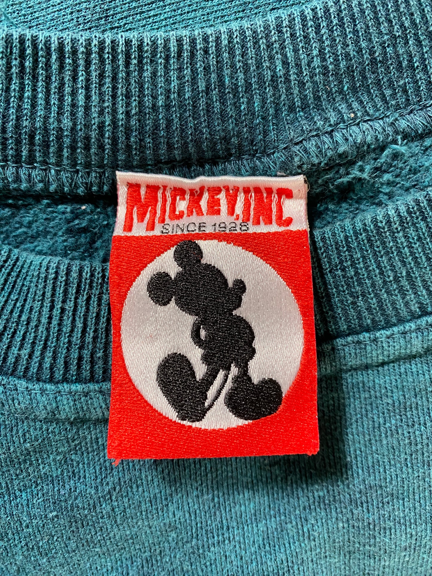 1996 DISNEY MICKEY Size L/XL Vintage Sweat-Shirt / G1478S