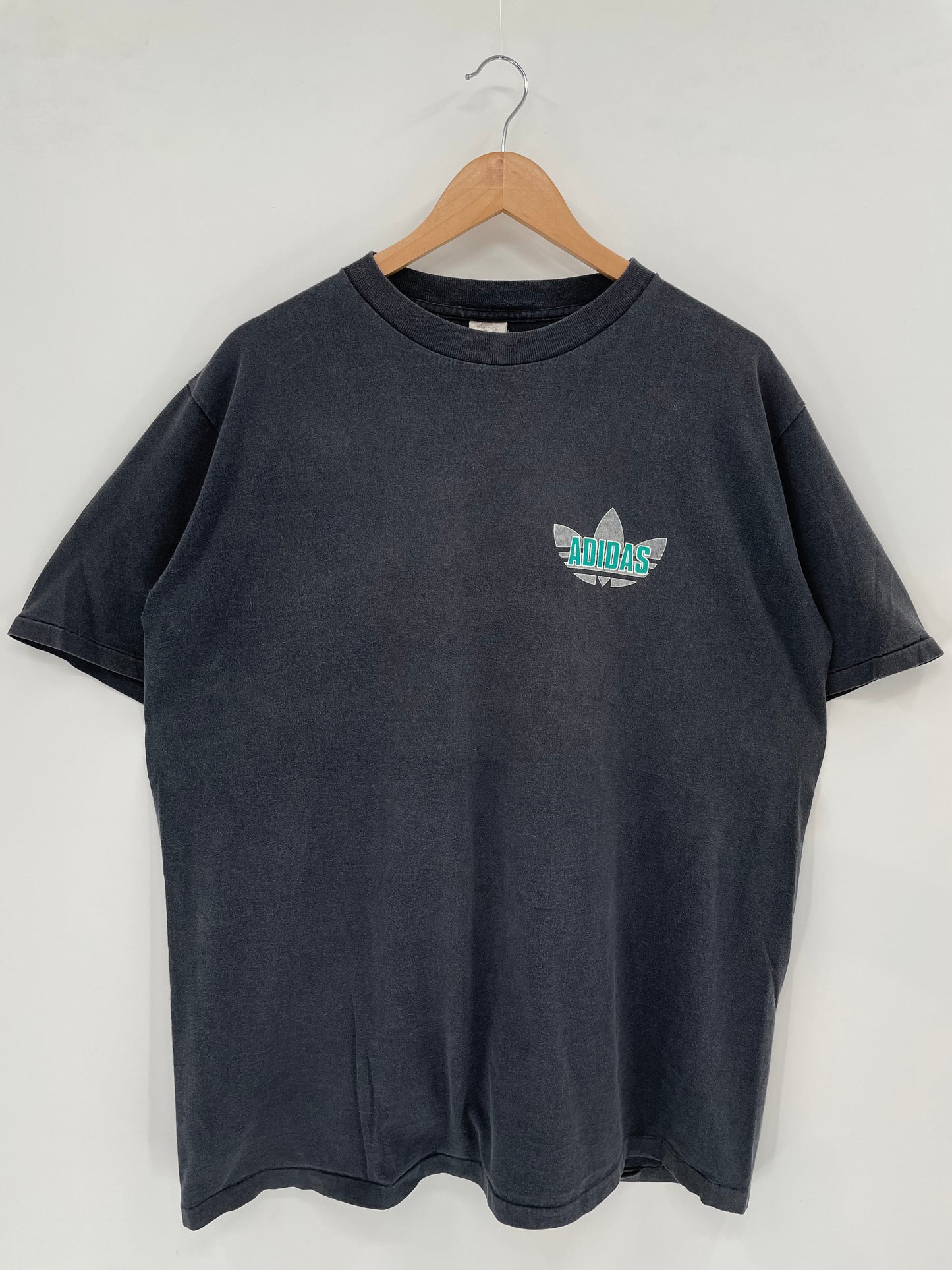 90's ADIDAS Made in USA Size L Vintage T-Shirt / F27T