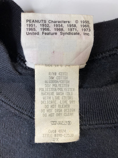 90's PEANUTS HALLOWEEN Made in USA Size XXL Vintage Sweat-shirt / F3283S