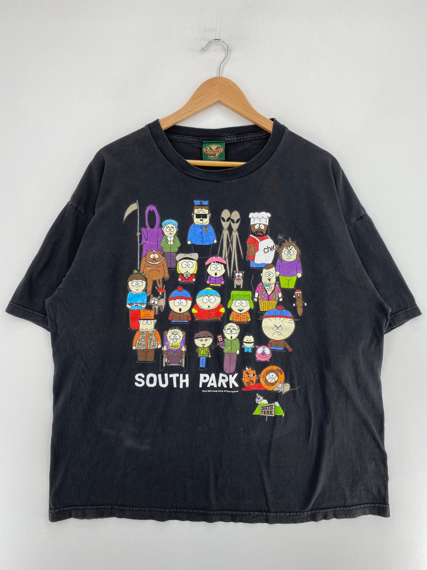 1998 SOUTH PARK Made in USA Size XXL Vintage T-Shirt / G1437T