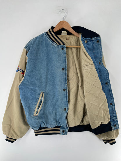 Vintage DISNEY WINNIE THE POOH Size Approx. S Denim Jacket / F5925J