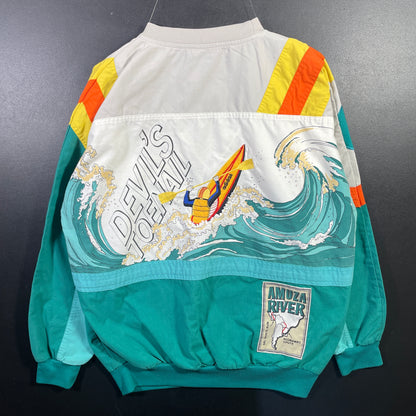 (Approx.L) 90's ADIDAS DEVIL'S TOENAIL AMUZA RIVER Vintage Sweatshirt / A0820S