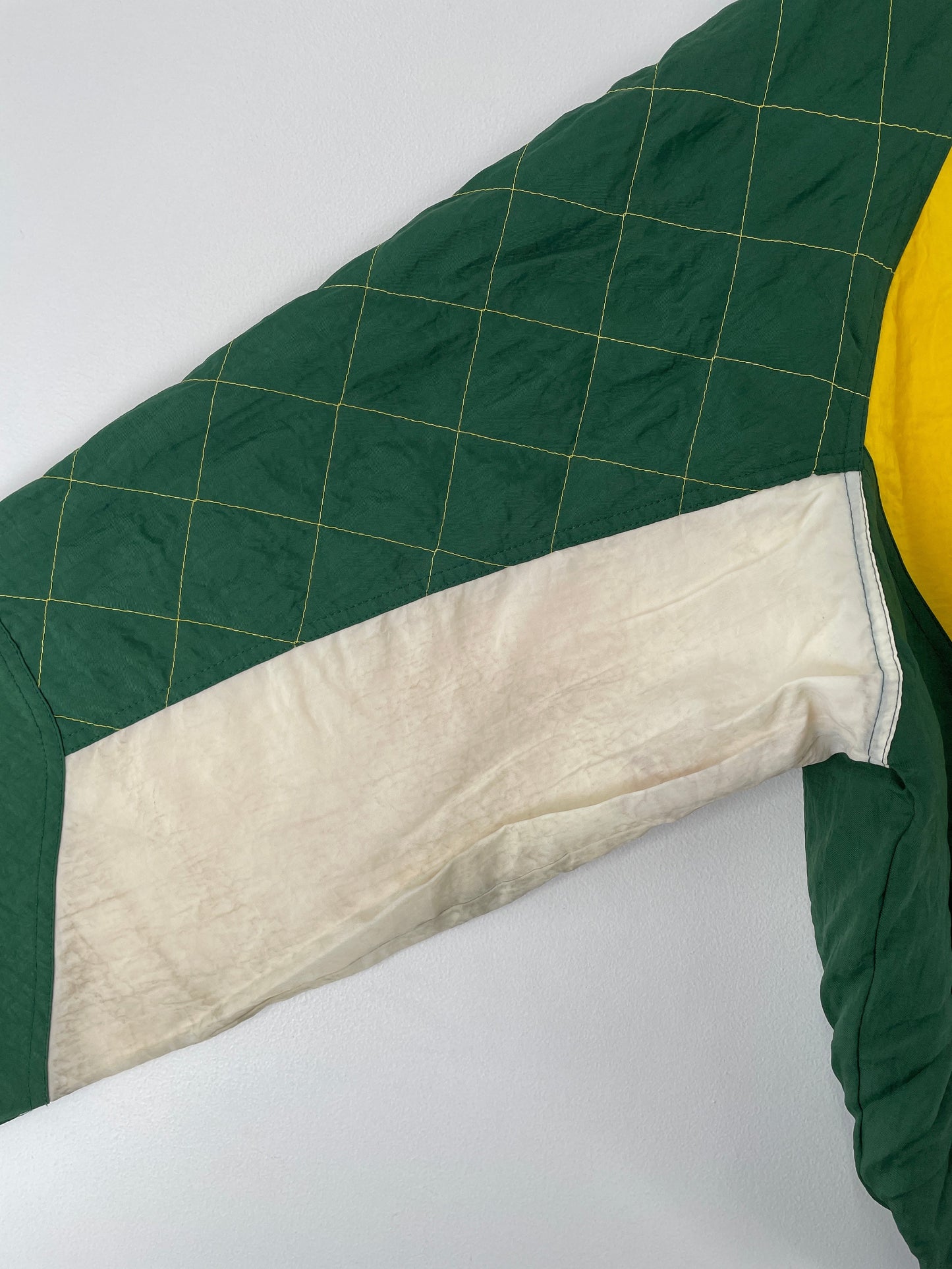 90's STARTER x GREEN BAY PACKERS Size L Vintage NFL Padded Nylon Jacket / F7101N