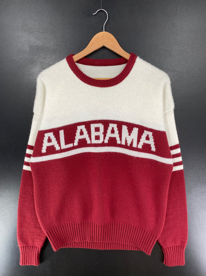 Vintage ALABAMA Size No Tag (Approx. M) Cotton Knit Sweater / G4506K