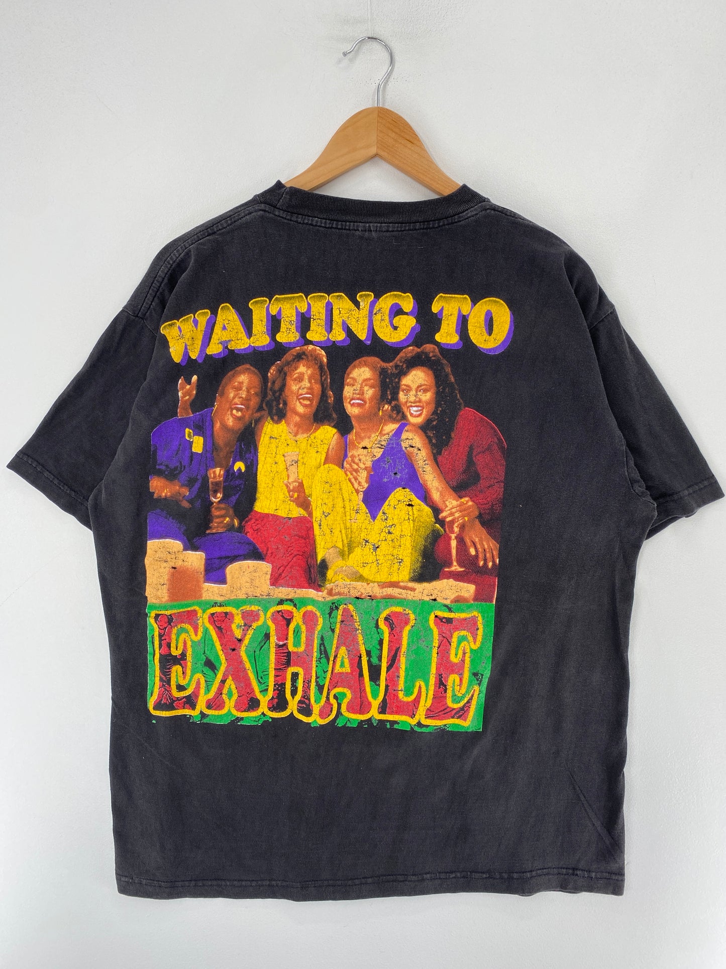 90's WAITING TO EXHALE Size Approx. XL Vintage T-Shirt / F2688T