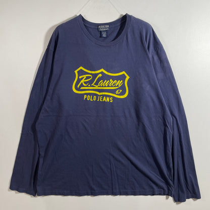 (XL) Vintage POLO JEANS CO. RALPH LAUREN Long Sleeve T-shirt / A1330T