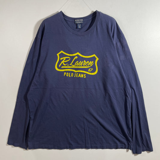 (XL) Vintage POLO JEANS CO. RALPH LAUREN Long Sleeve T-shirt / A1330T