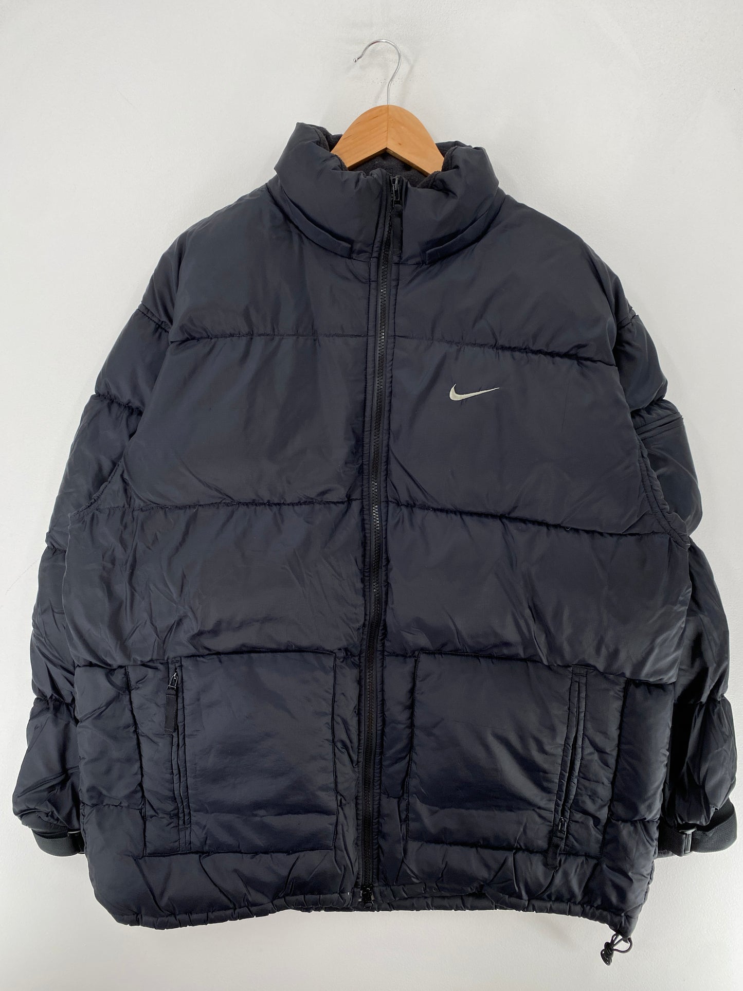 00' NIKE Size L Vintage Nylon padded Zip-Up Jacket / F6423N