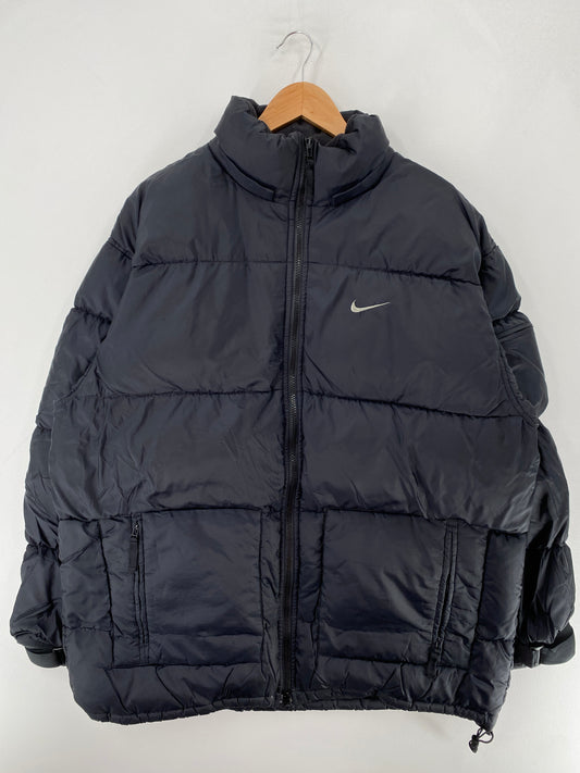 00' NIKE Size L Vintage Nylon padded Zip-Up Jacket / F6423N