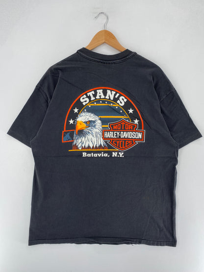 90's HARLEY DAVIDSON Made in USA Size XL Vintage T-Shirt / F3869T