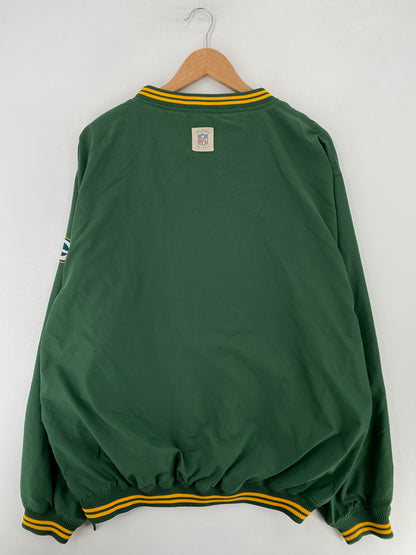 Vintage GREEN BAY PACKERS Size XL NFL Nylon Jacket / G138N