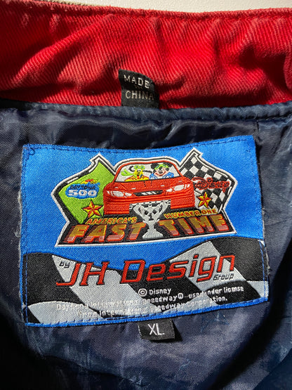 Vintage DISNEY Size XL Racing Denim Jacket / F4517J