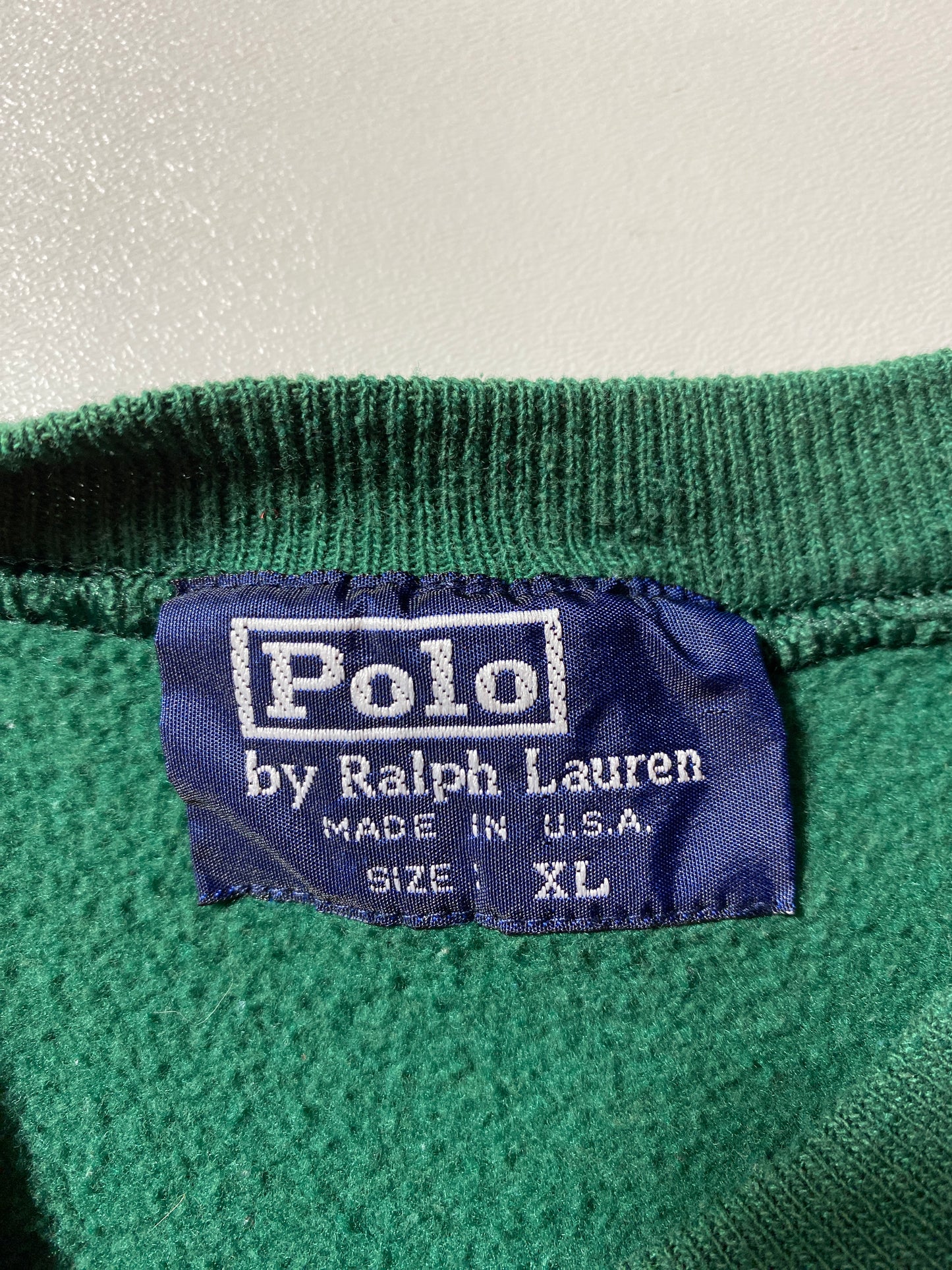 90's Remake POLO RALPH LAUREN Made in USA Size XL Vintage Sweat-Shirt / F6414S