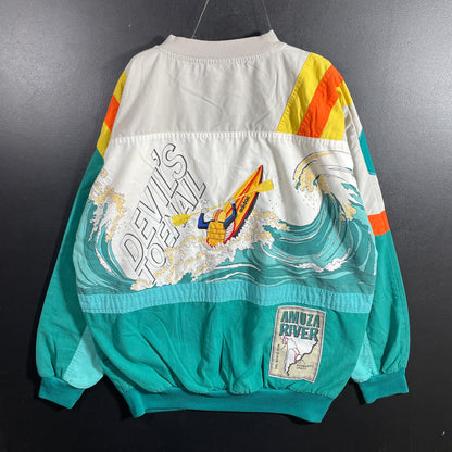 (L) 90’s ADIDAS DEVIL’S TOENAIL Vintage Sweatshirt / A1341S