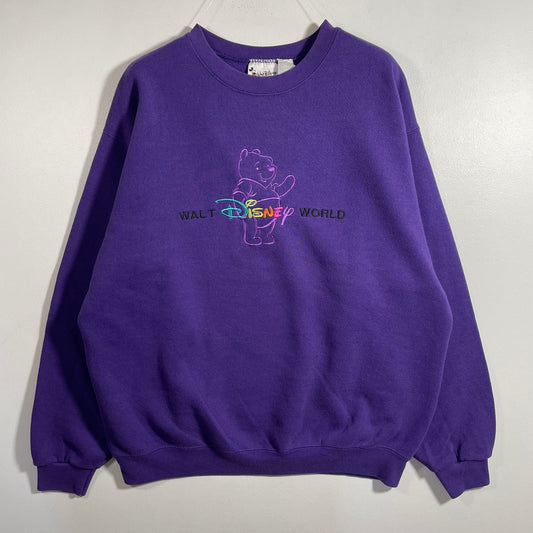 (Approx.XL) 00' DISNEY WINNIE THE POOH Vintage Sweatshirt / A1184S