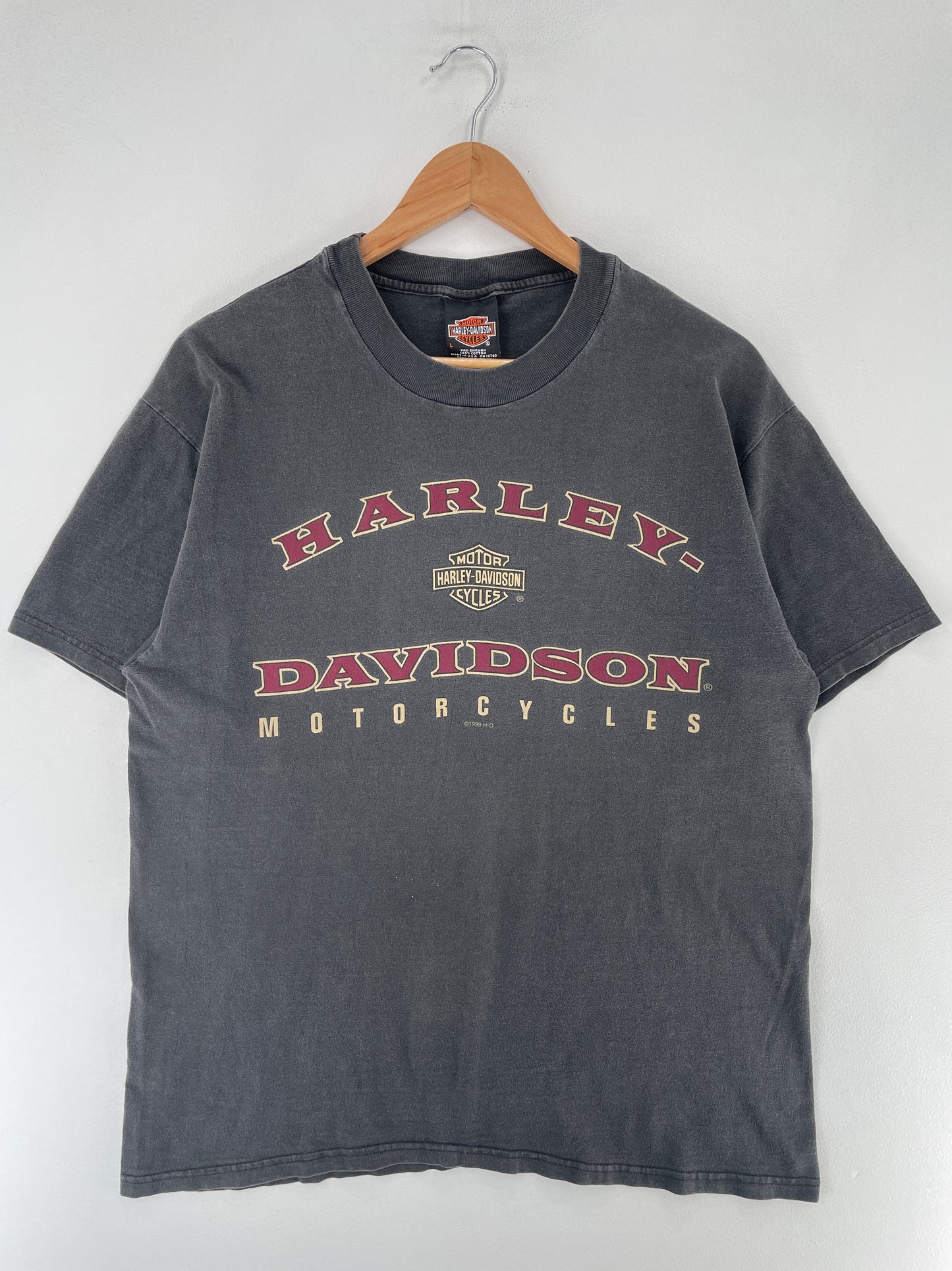 1999 HARLEY DAVIDSON Made in USA Size L Vintage T-shirt / F2894T