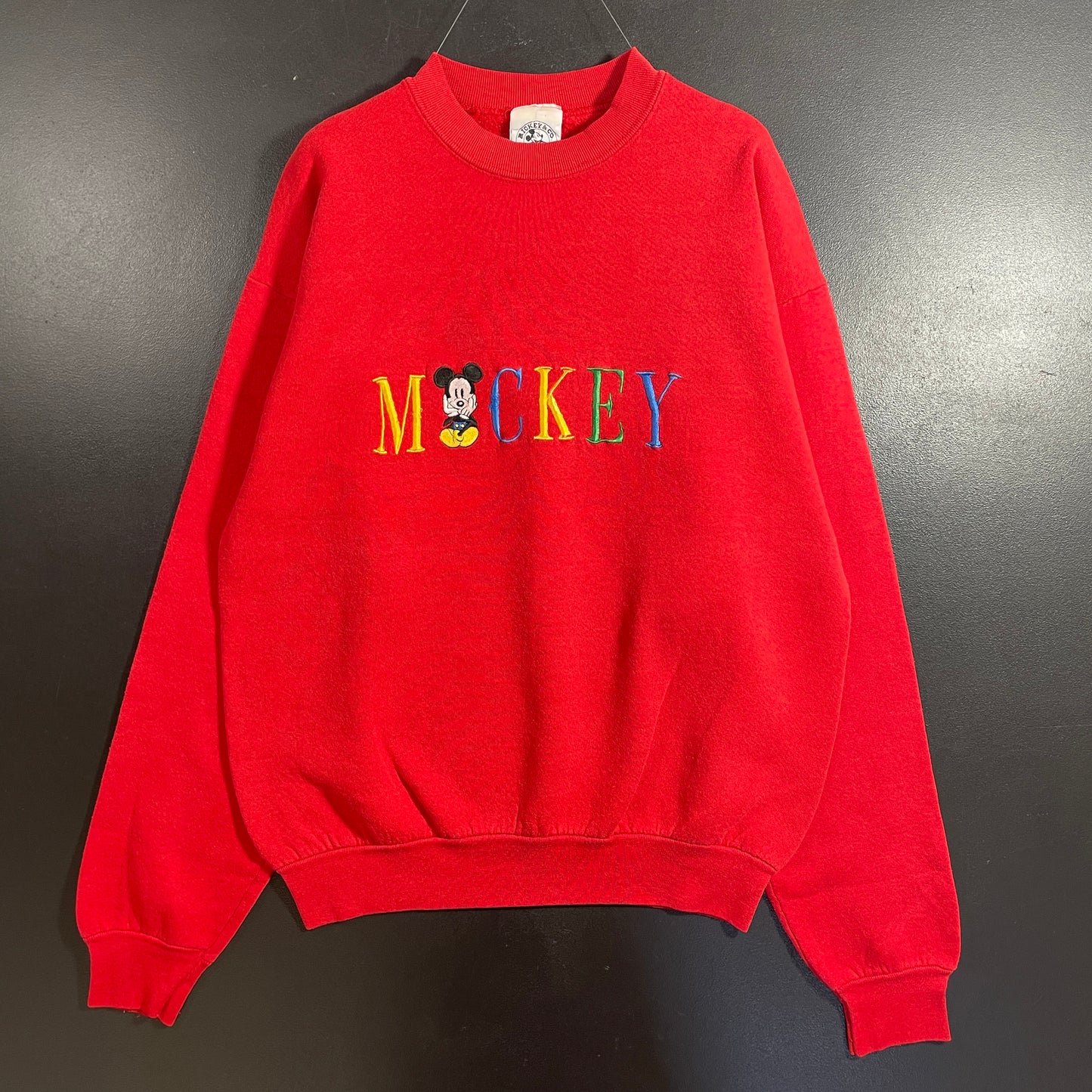 (Approx.M) 90's DISNEY MICKEY Vintage Sweatshirt / A1353S