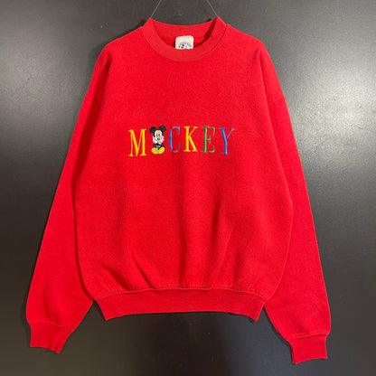 (Approx.M) 90's DISNEY MICKEY Vintage Sweatshirt / A1353S