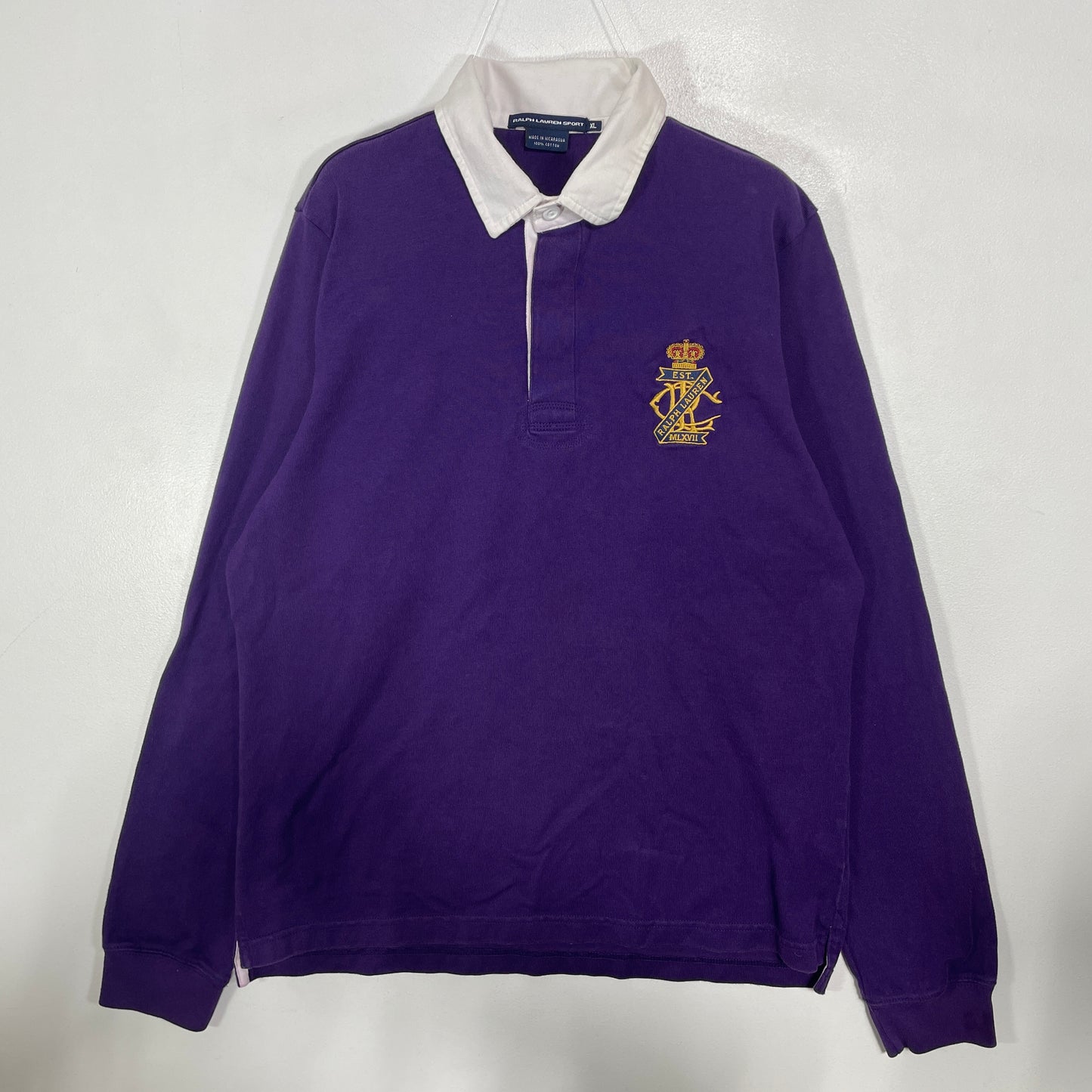 (Ladies. XL) 90’s POLO RALPH LAUREN Vintage Rugby Shirt / A1568R