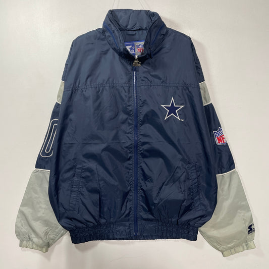 (L) 90's STARTER X COWBOYS Vintage NFL Nylon Jacket / A1398N