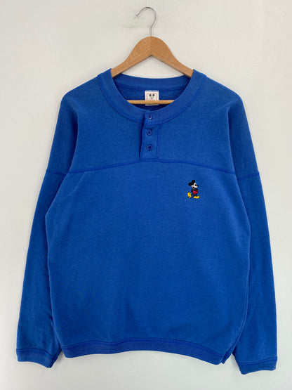 80’s DISNEY MICKEY Made in USA Size XL Vintage Sweat-Shirt / G4979S