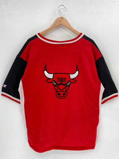 Vintage CHAMPION CHICAGO BULLS Size XL NBA Heavy Weight T- Shirt / F4916T