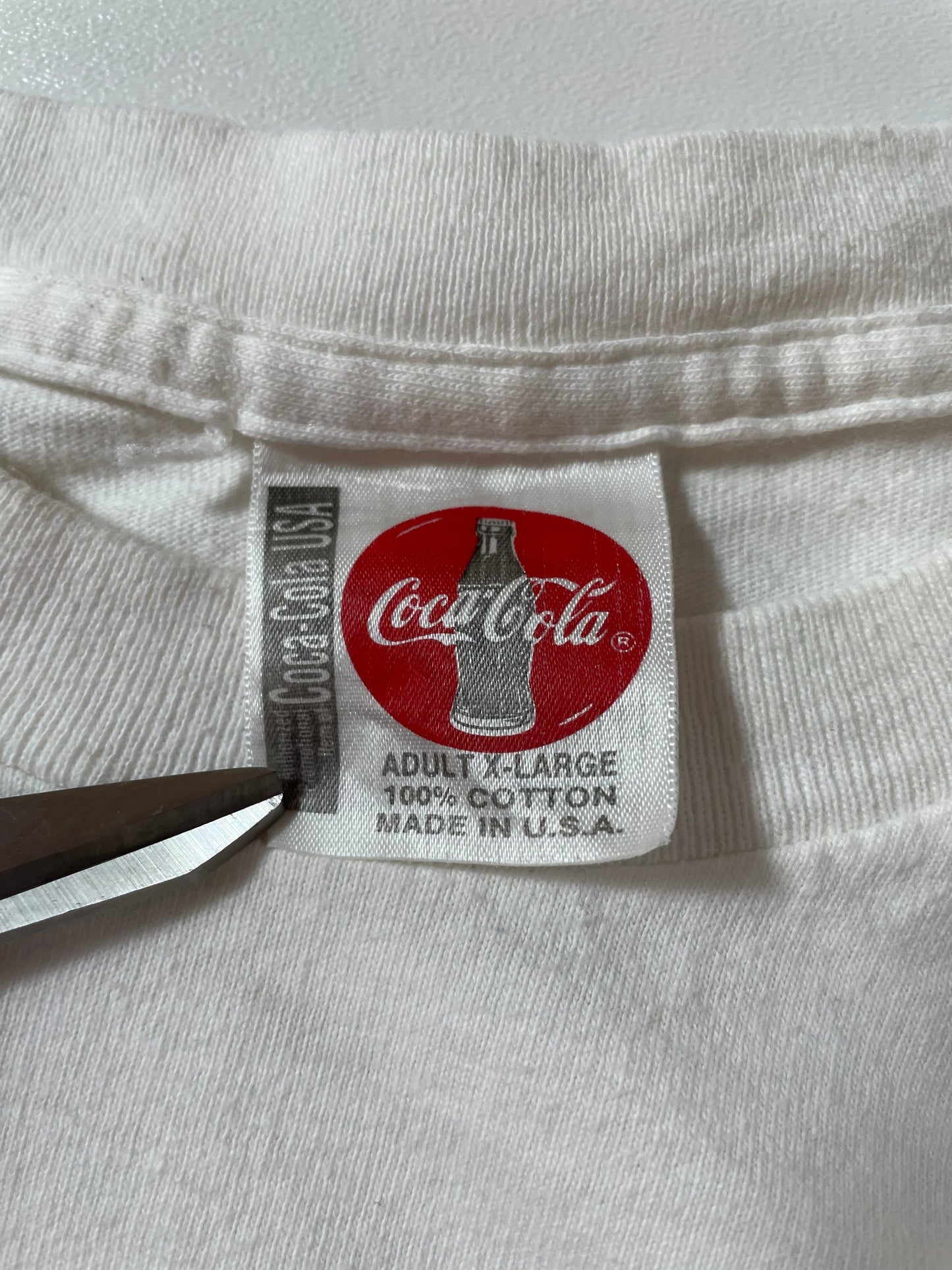 90’s COCA COLA Made in USA Size XL Vintage T-Shirts / G1308S