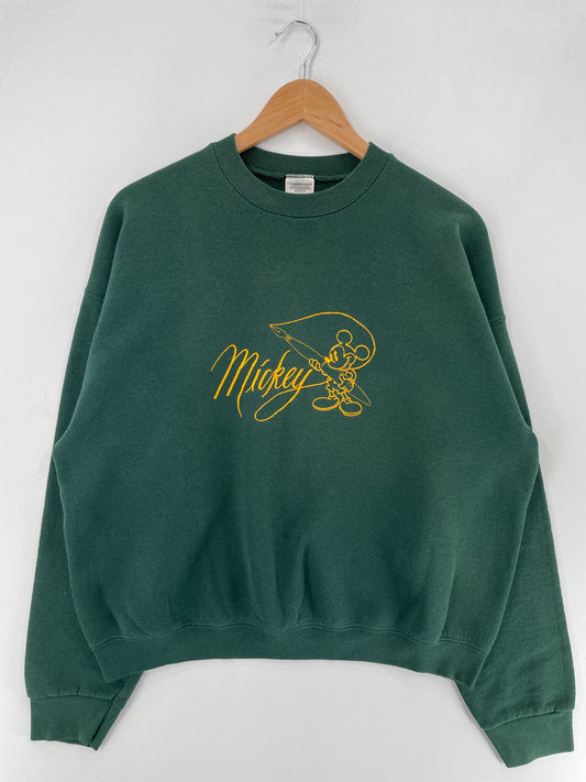 90's DISNEY MICKEY Made in USA Size XL Vintage Sweat-Shirt / F3773S