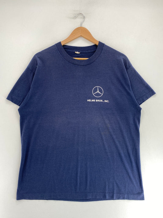 80's MERCEDES BENZ Made in USA Size XL Vintage T-shirt / G3132T