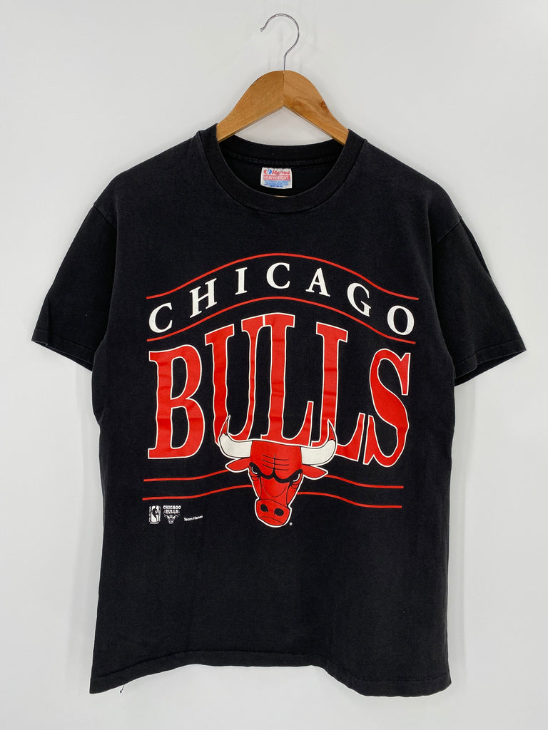 1990s Chicago BULLS T Shirt L Vintage Michael Jordan 1991 NBA 