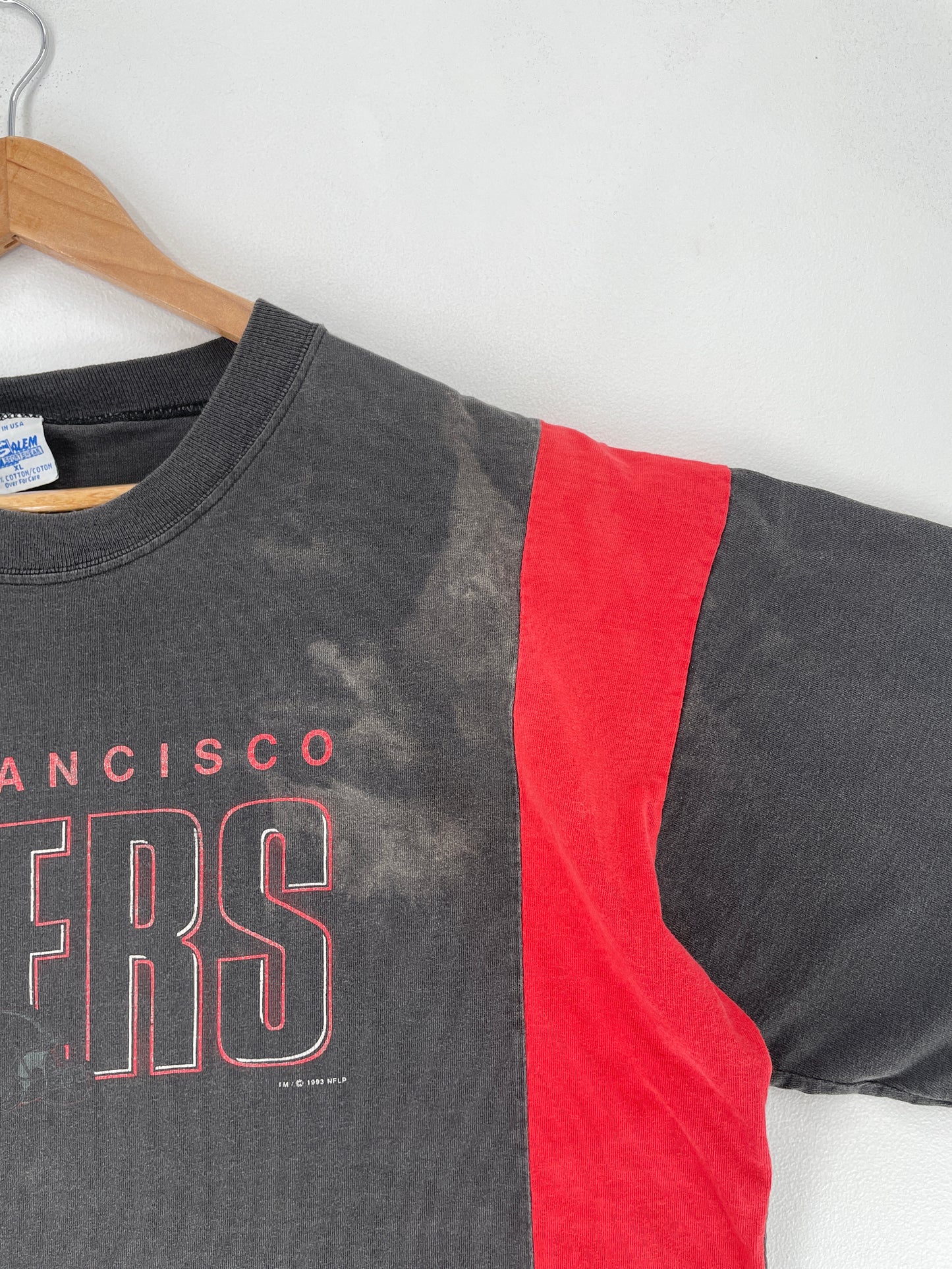 1993 49ERS SAN FRANCISCO Made in USA Size XL Vintage NFL T-shirt / F3030T