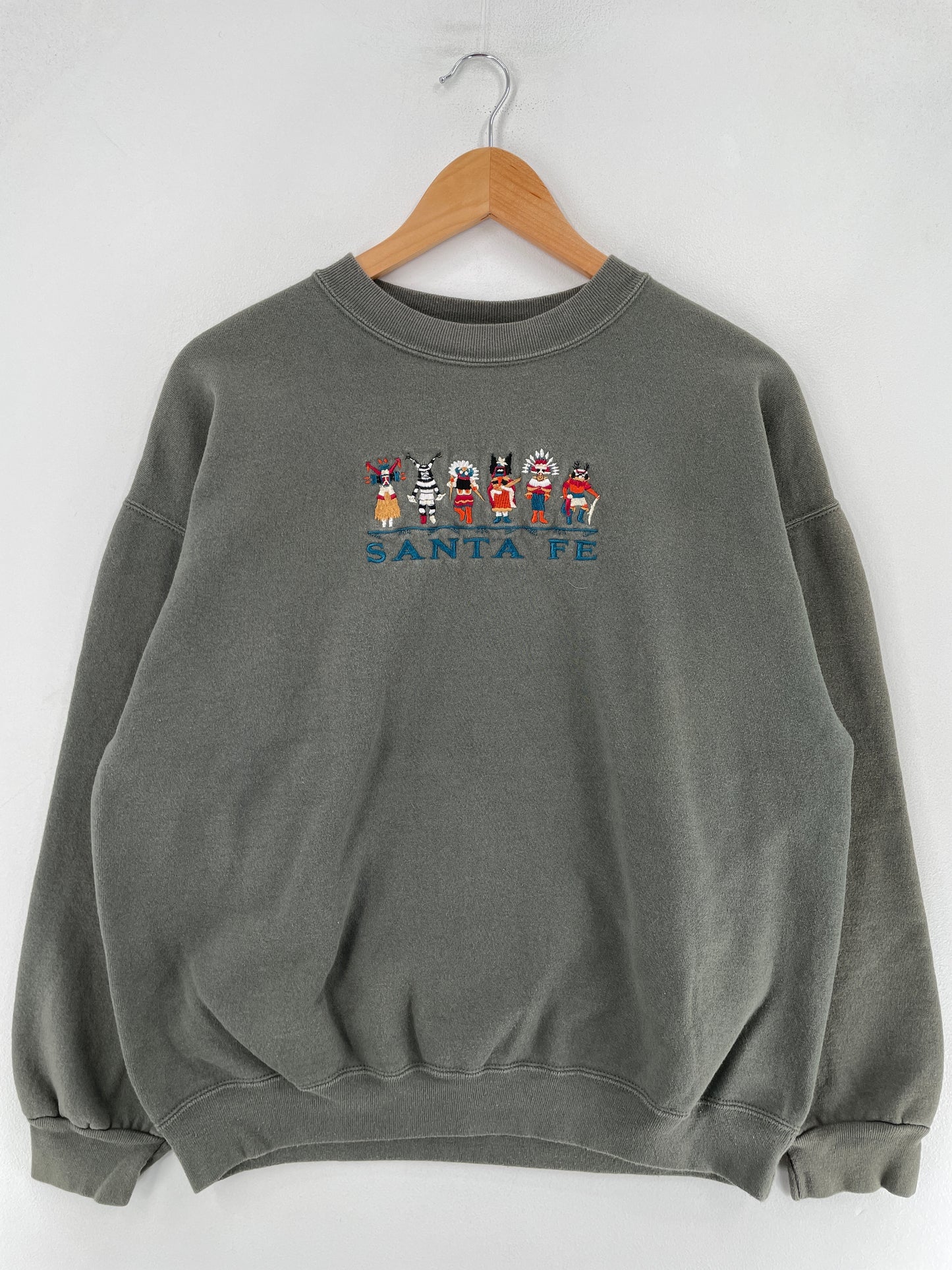 90's SANTA FE Made in USA Size L Vintage Sweat-Shirt / F3782S