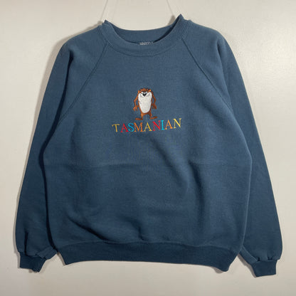 (L) 90's LOONEY TUNES TAZ Vintage Sweatshirt / A1226S