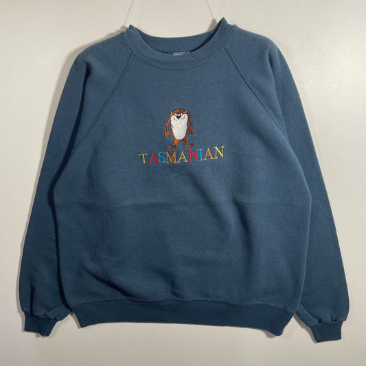 (L) 90's LOONEY TUNES TAZ Vintage Sweatshirt / A1226S