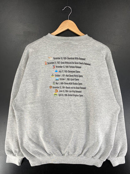 Vintage DISNEY 100 YEAR OF MAGIC Size XL Sweat-Shirt / G4573S