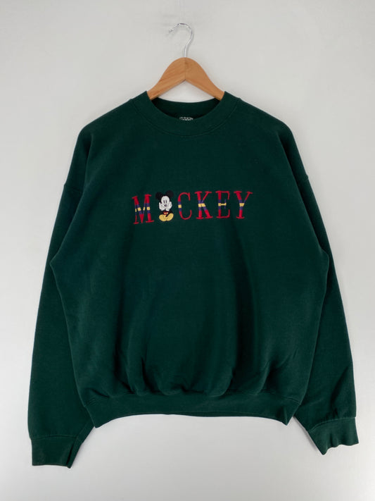 90’s DISNEY MICKEY Size XL Vintage Sweat-shirt / F3154S