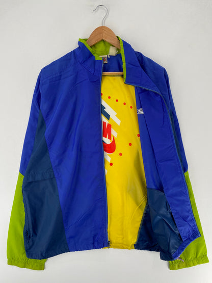 90's NIKE SILVER TAG Size XL Vintage Zip-up Nylon Jacket/ F3716N
