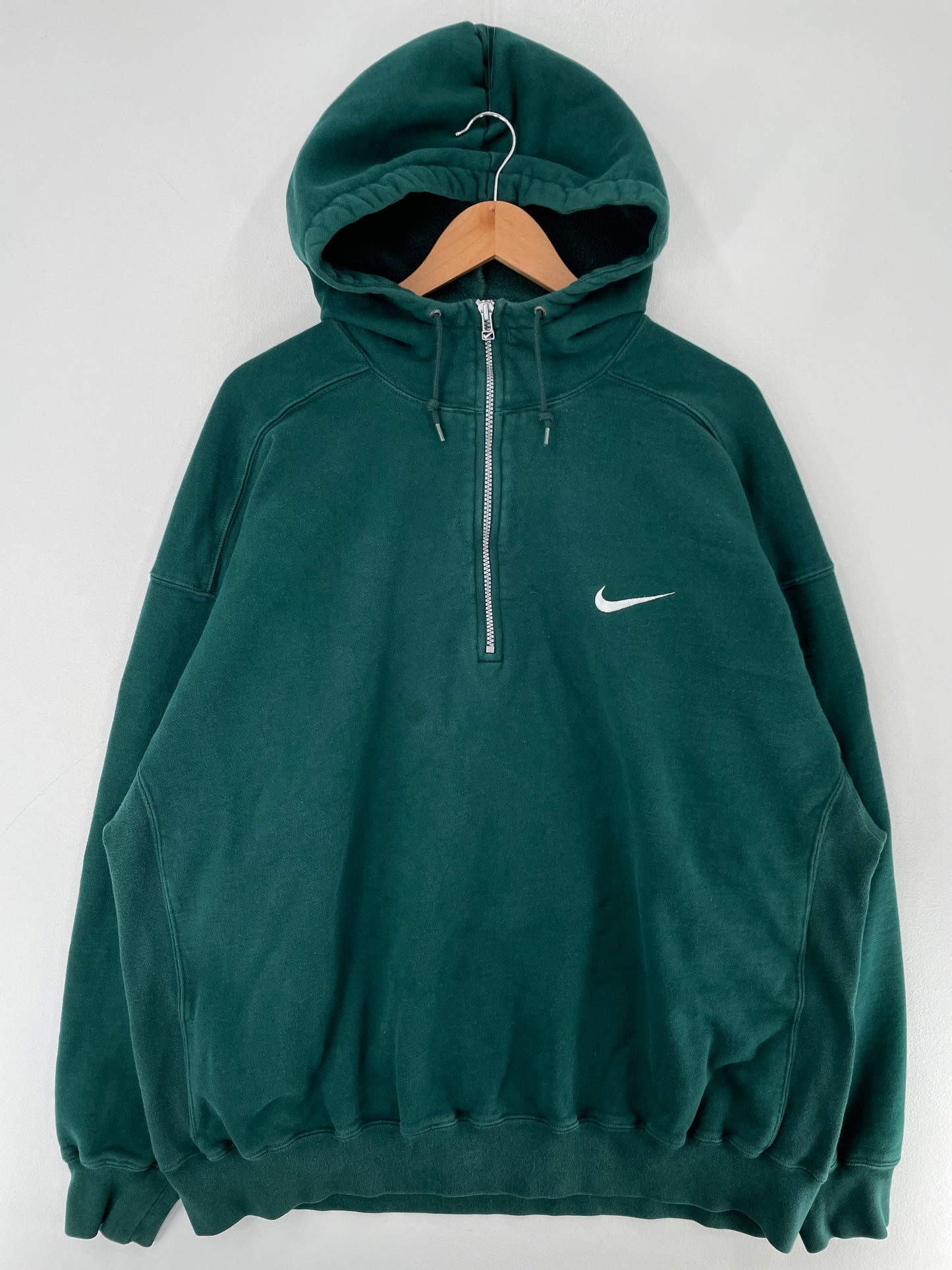 90's NIKE MINI SWOOSH Size XXL Vintage Half-zip Sweat-Shirt / F7403S