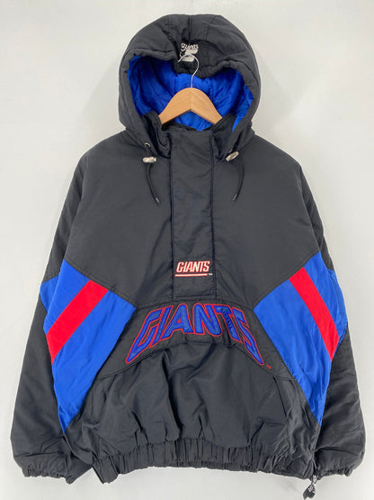 90's STARTER x GIANTS Size M Vintage NFL Padded Nylon Jacket / F6057N