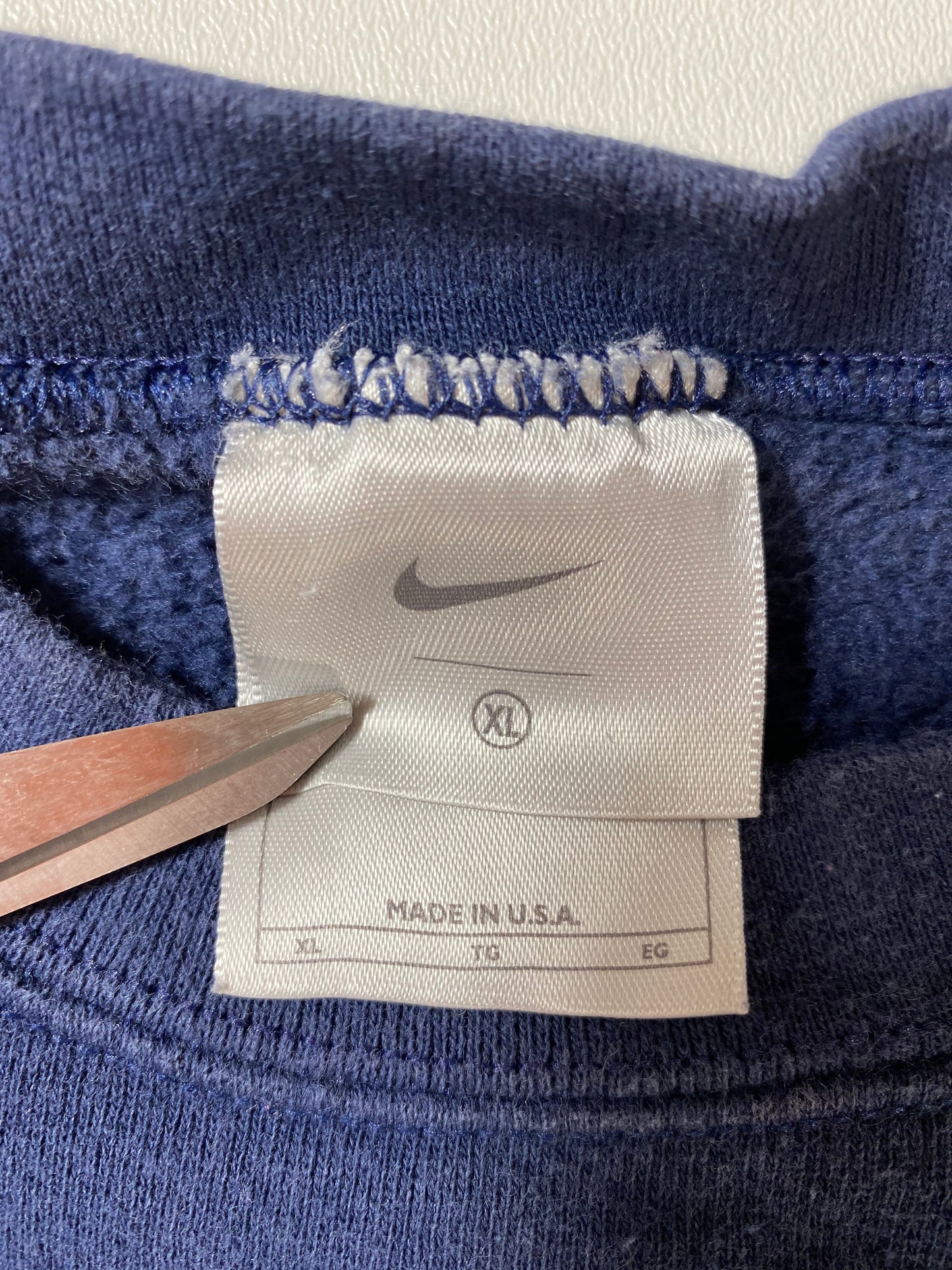 90’s NIKE MINI SWOOSH Made in USA Size XL Vintage Sweat-shirt / E6990S