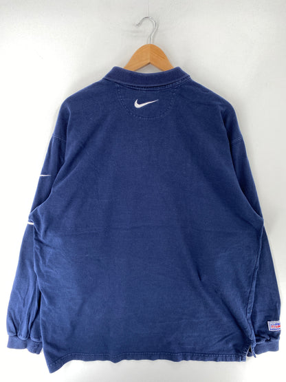 90’s NIKE x Dallas Cowboys Size XL NFL Rugby-Shirt / F1393R