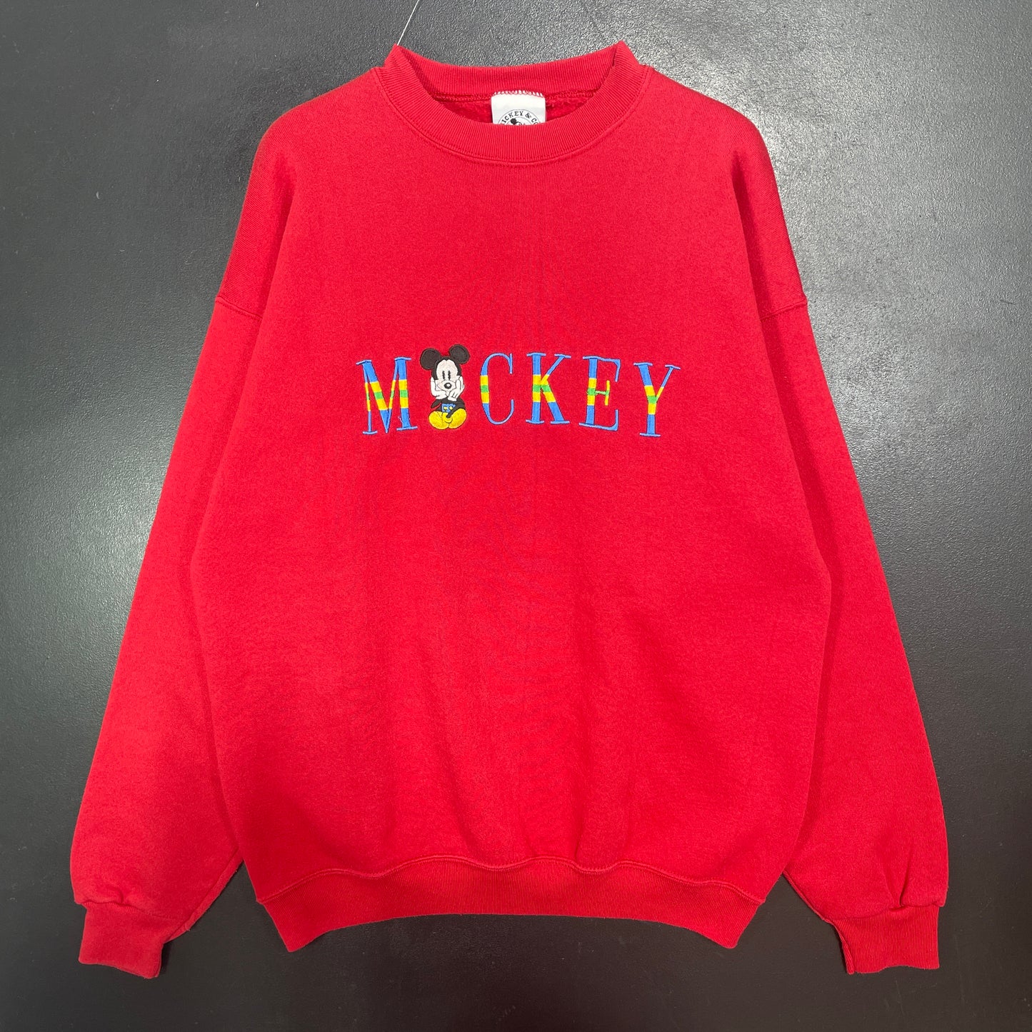 (L) 90’s DISNEY MICKEY Vintage Sweatshirt / A1555S