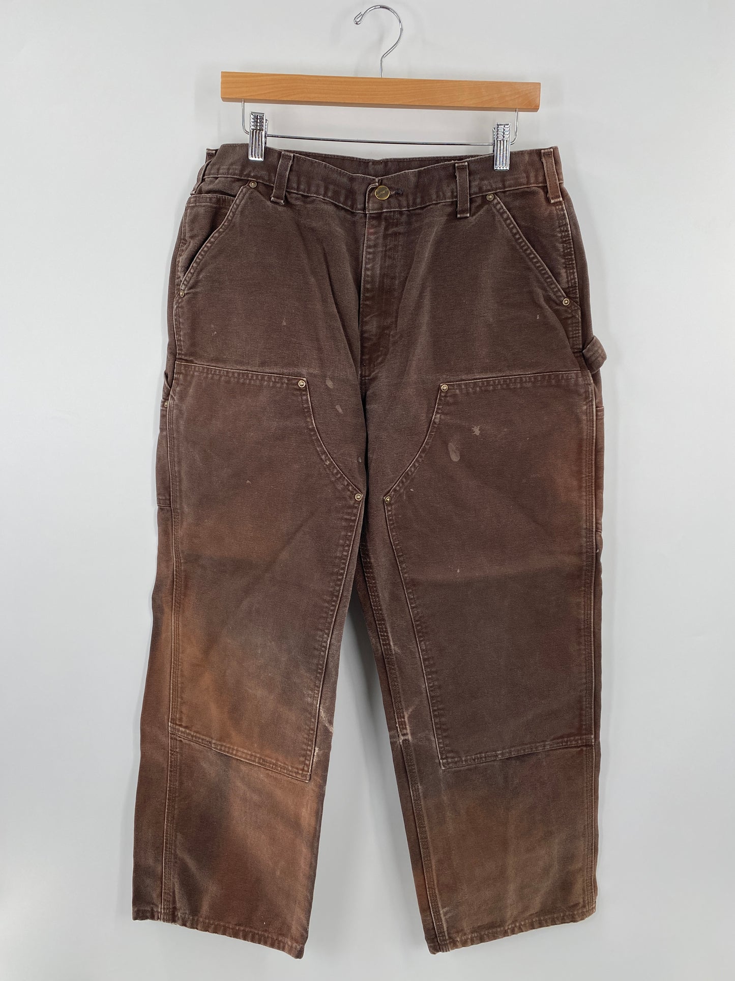 Vintage CARHARTT Double Knee Size W34xL27 Duck Pant / F5655P