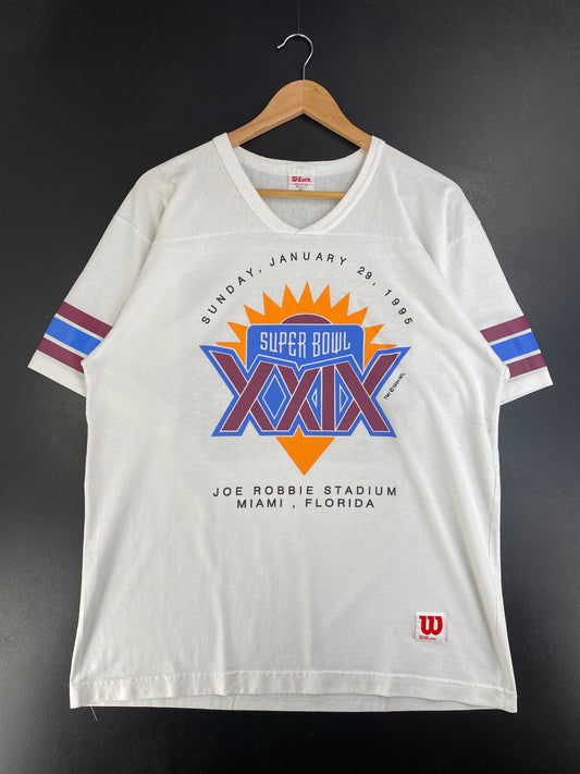 1995 SUPER BOWL XXIX Made in USA Size M-L Vintage T-shirt/ G2603T