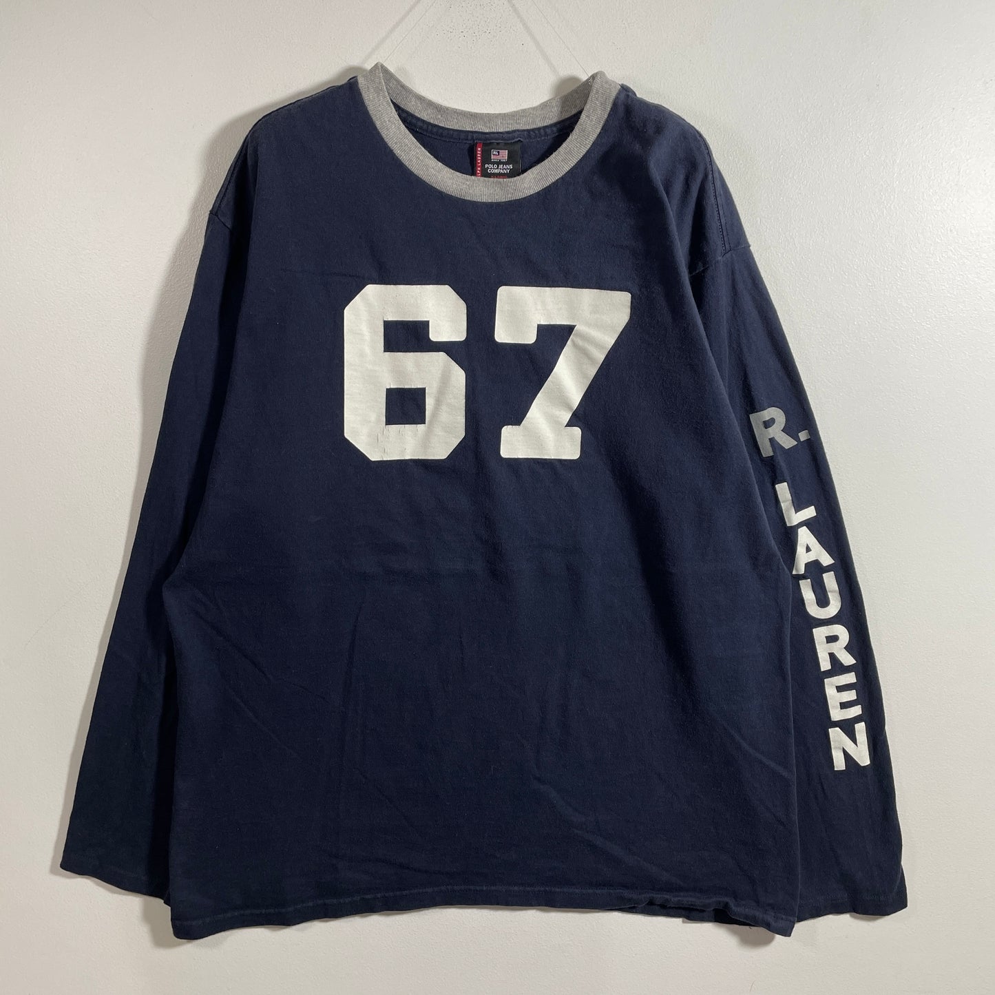 (XL) Vintage POLO JEANS CO. RALPH LAUREN Long Sleeve T-shirt / A1334T