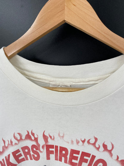 90’s ABSOLUTE YONKERS FIREFIGHTERS Made in USA Size XL T-Shirt / F508T